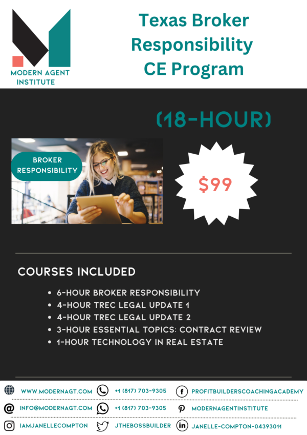 Texas Broker Responsibility CE Program
